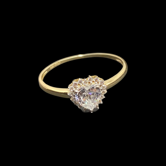 Diamond CZ Birthstone Ring