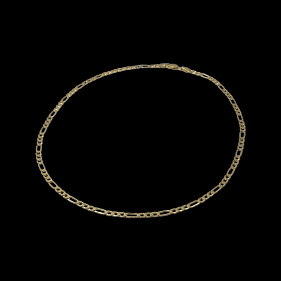 14k 10mm Gold Figaro Chain