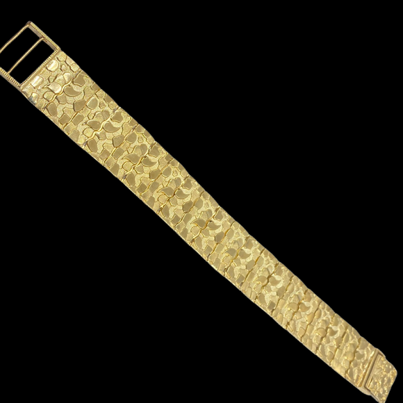 10k Gold Nugget Bracelet