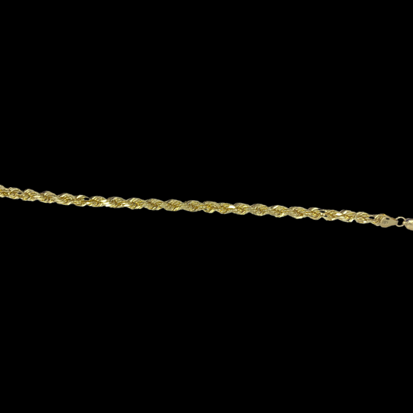 10k Gold Rope Bracelet