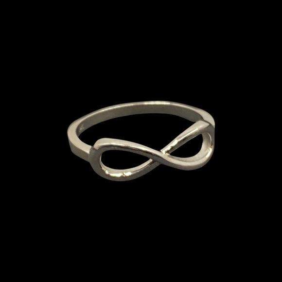 White Gold Simple Infinity
